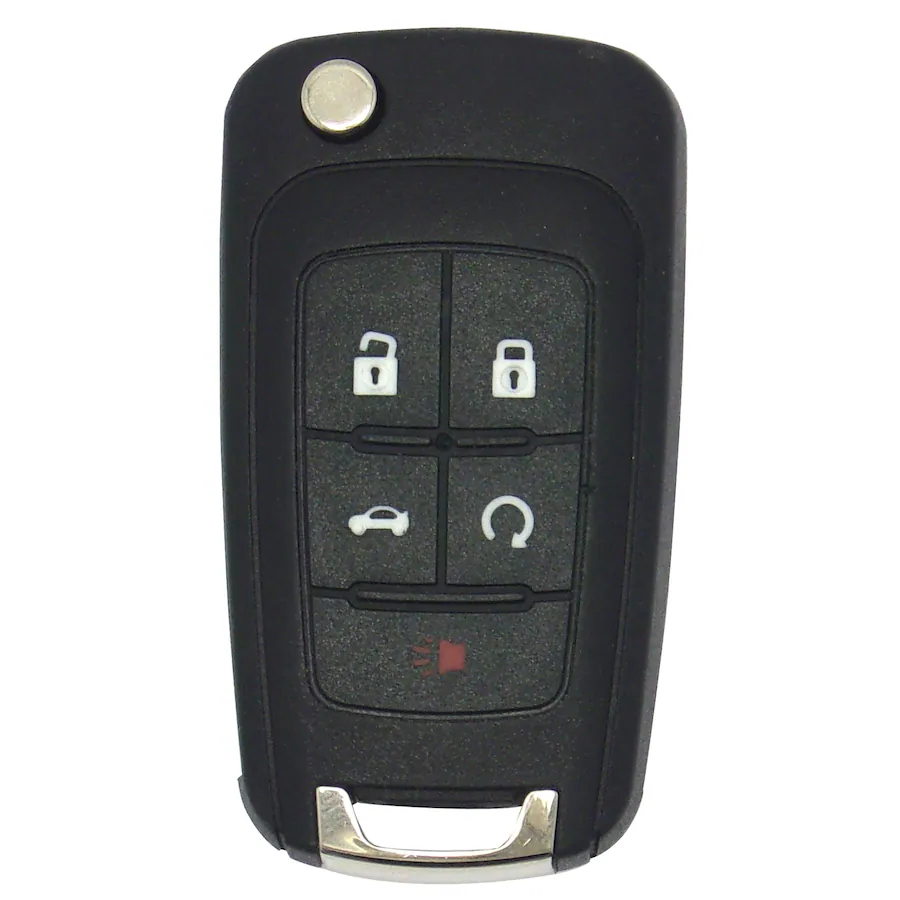 Express Go Key Car Keys Express Flip Key Remote Replacement Case GM 5 Button Shell ...