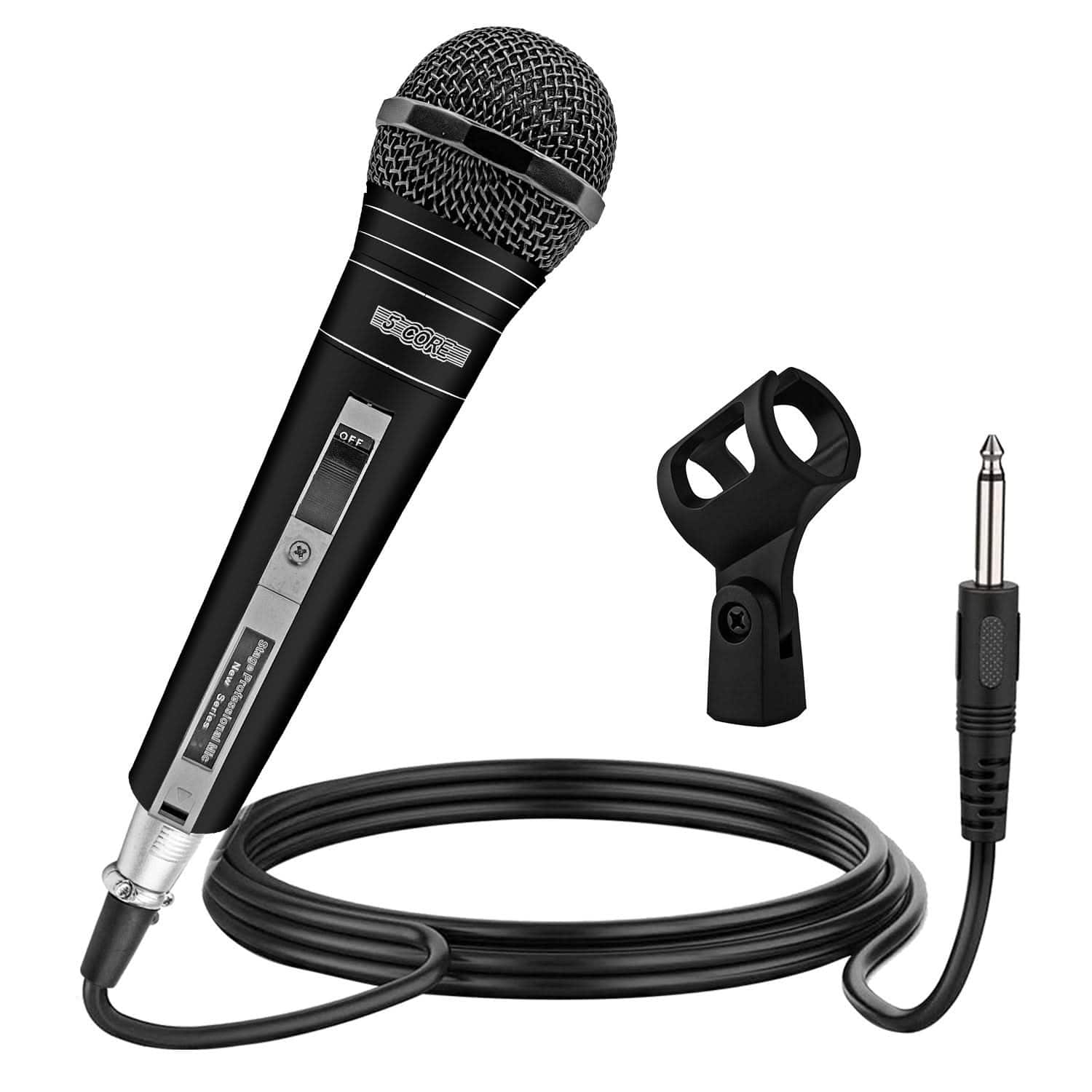 5 CORE - XLR Microphone Dynamic Mic Karaoke Singing Studio Mics Handheld  -PM 757