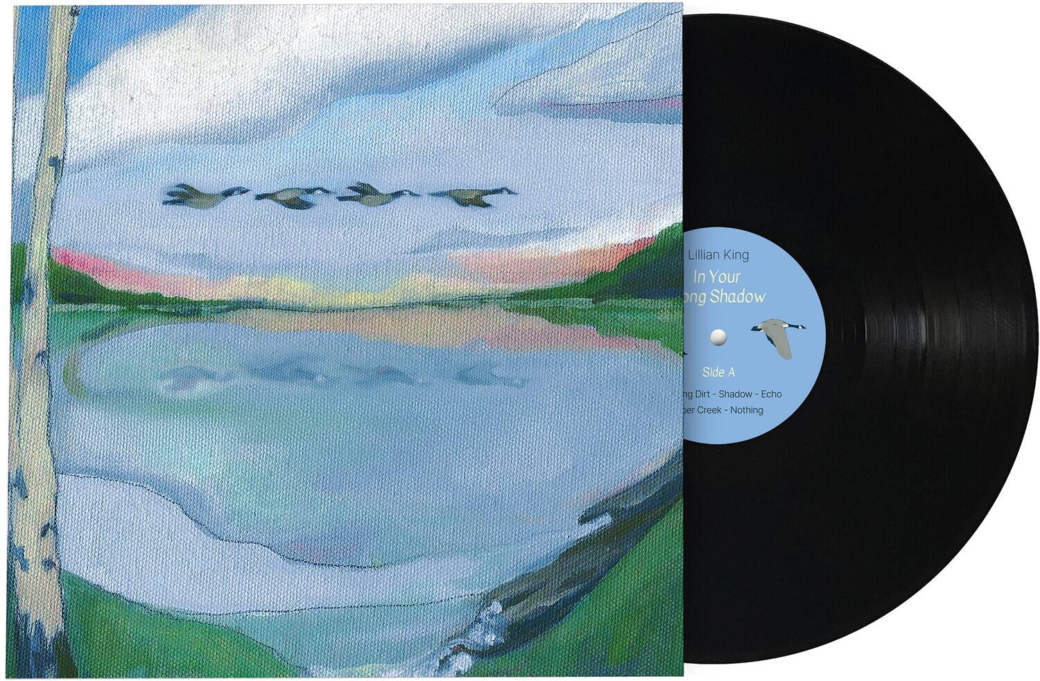 Lillian King  
In Your Long Shadow  

Side A  
Dirt - Shadow - Echo  
Creek - Nothing