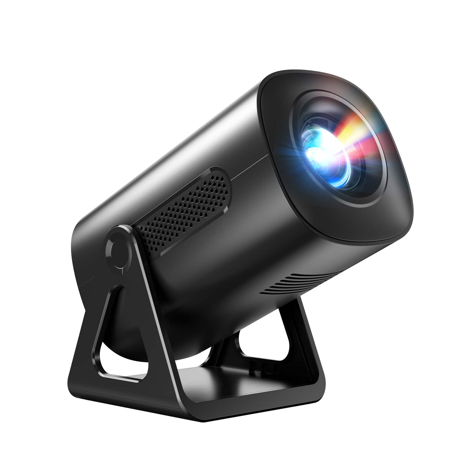 Elephas - Mini Movie Projector: 9000 Lux, Full HD 1080P Sync, Compat. HDMI/TV Stick/USB/PC/iOS/Android - Black