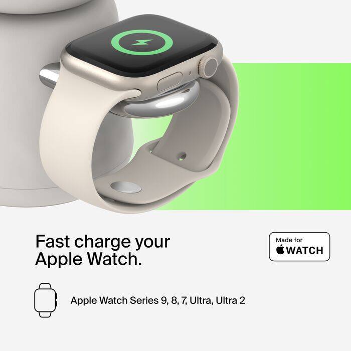 Fast charge your Apple Watch.  
Made for WATCH Apple Watch Series 9, 8, 7, Ultra, Ultra 2