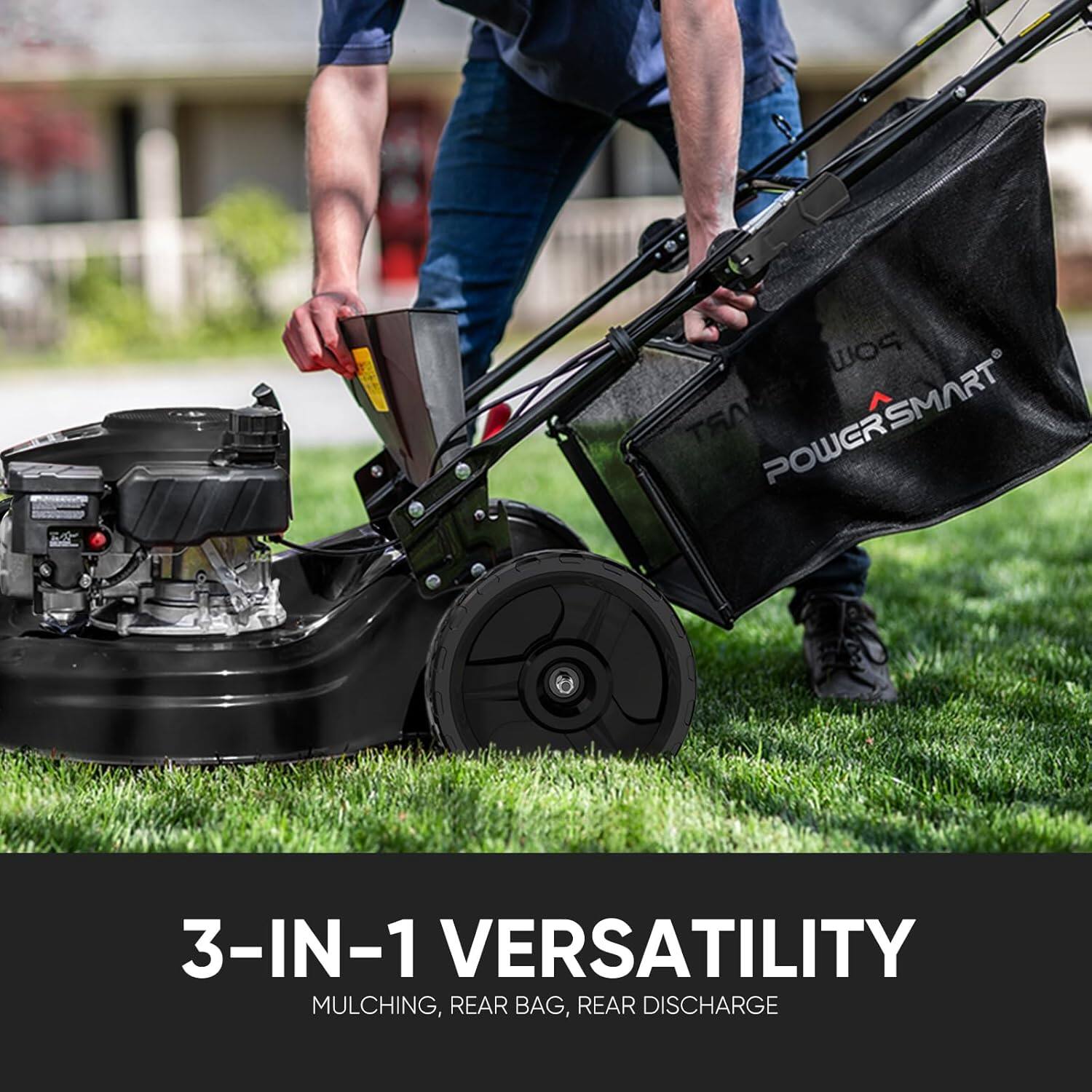 POW TRAMPAWOS ART POWERSMART POWER SMART 3-IN-1 VERSATILITY MULCHING, REAR BAG, REAR DISCHARGE
