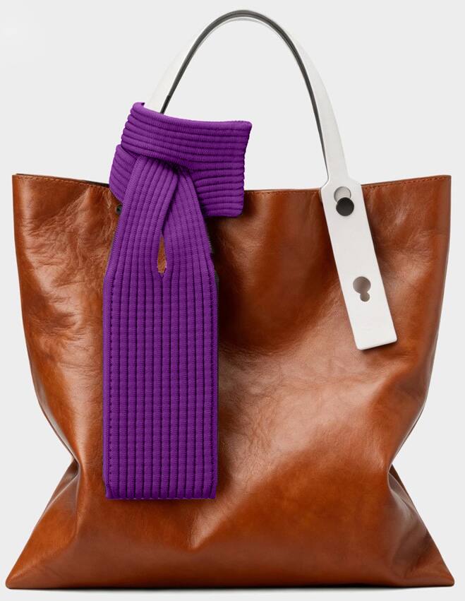 Alt View 4. Nakedcellphone - Universal Fashion Sock-Pocket Carrying Case Pouch Strap for Cell Phone / iPhone - Purple.