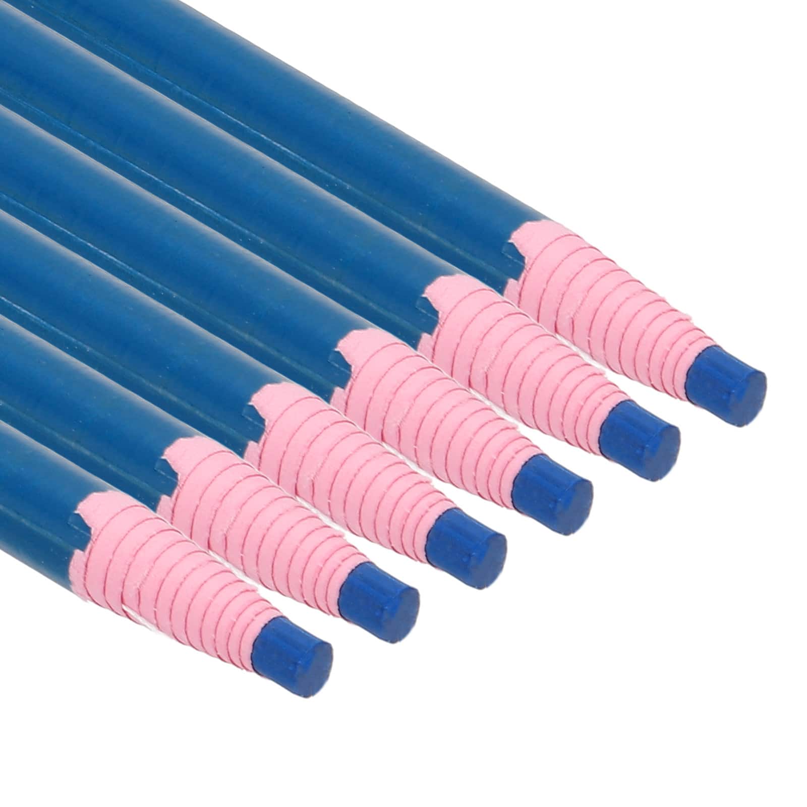 Unique Bargains - 6pcs Grease Pencil, Peel Off Wax Pencil for Labeling Glass, Paper, Vinyl & More - Blue price history on PriceWatchPro
