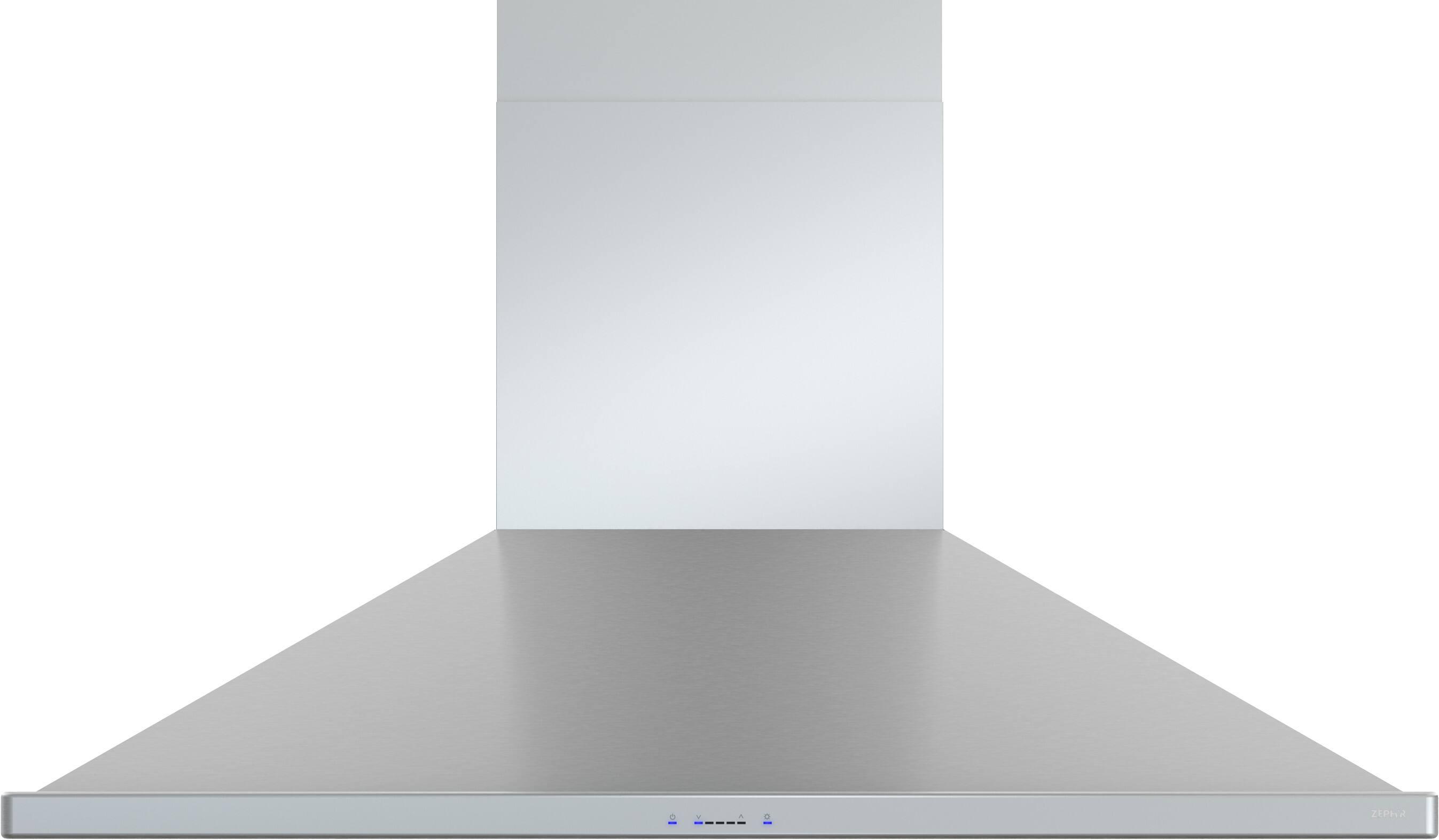 Front. Zephyr - Siena Pro 48 in. 1200 CFM Wall Mount Range Hood with LED Light - Stainless Steel.