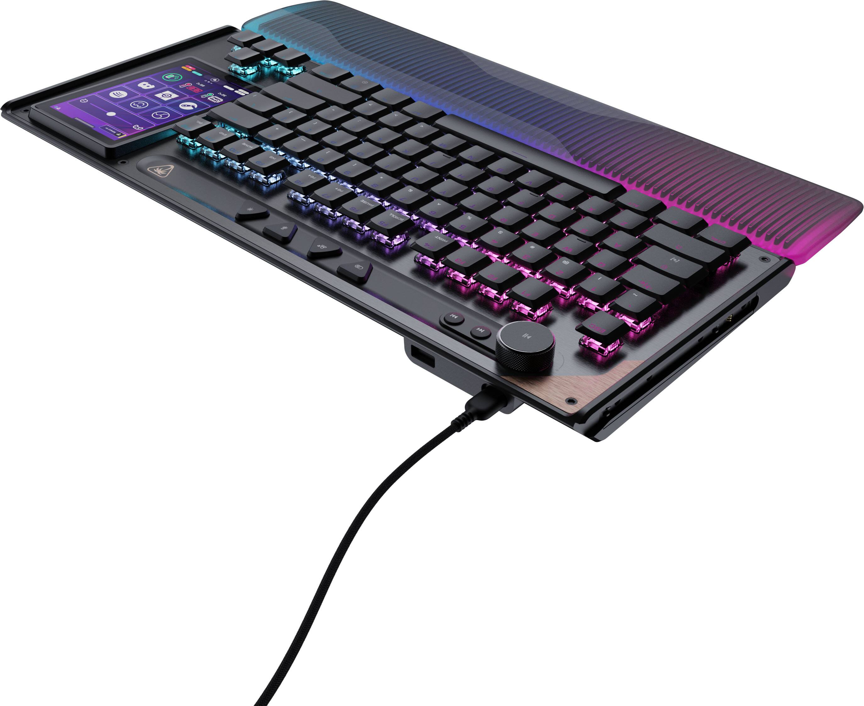 Alt View 11. Turtle Beach - Command Series KB7 TKL Wired Gaming Keyboard - Black.