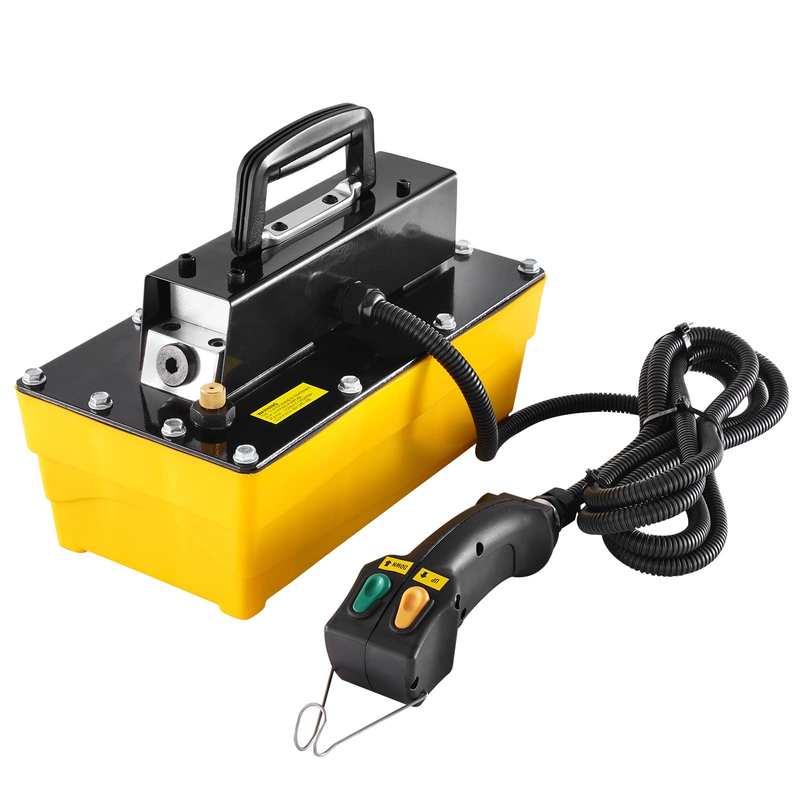 VEVOR - 10,000PSI Air Hydraulic Pump, 0.61 Gal Reservoir, NPT 3/8 In Oil Outlet, NPT 1/4 In Inlet, Plastic Air Hydraulic Pump - Yellow;Black price history on PriceWatchPro