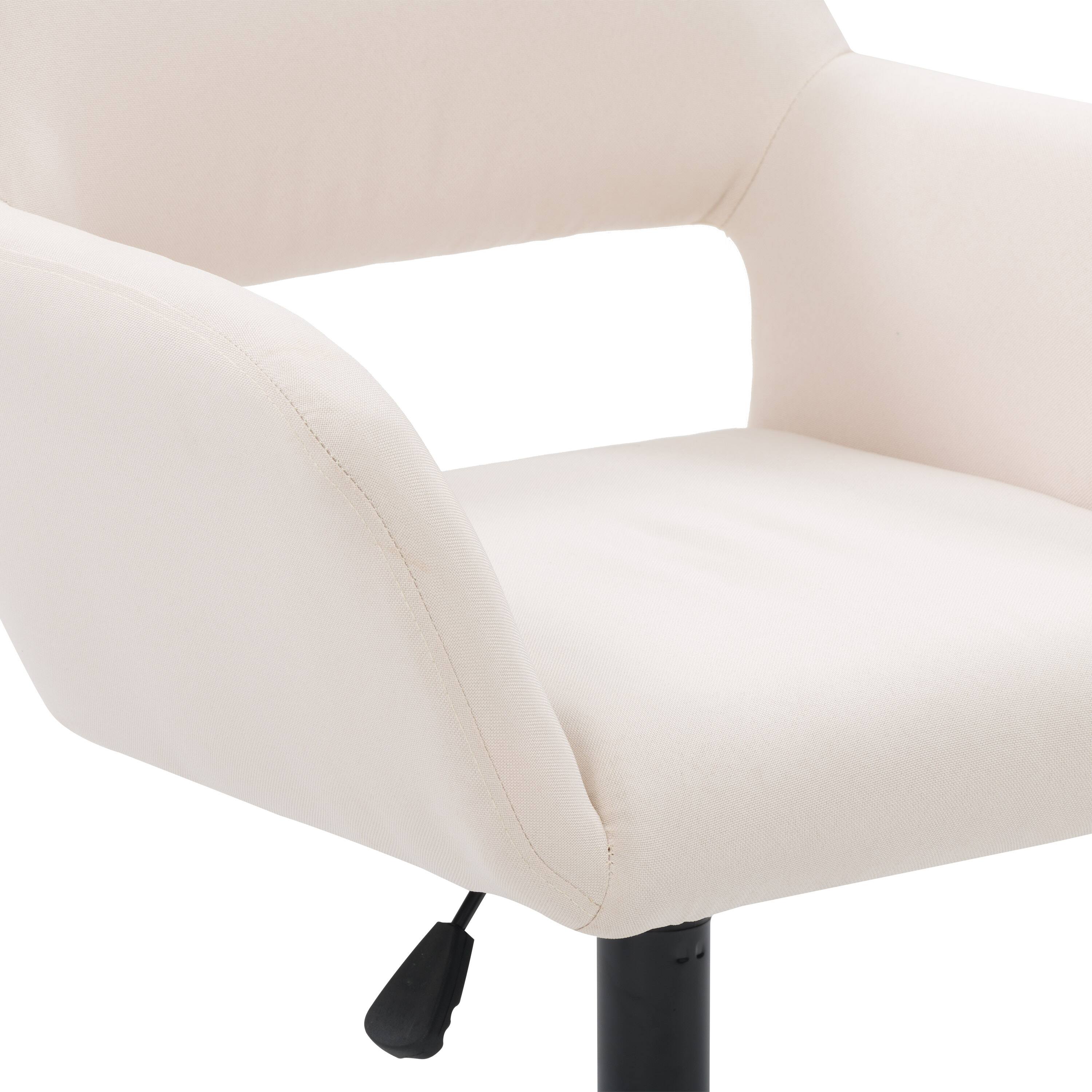 Alt View 17. CorLiving - Marlowe Upholstered Task Chair - Off White.