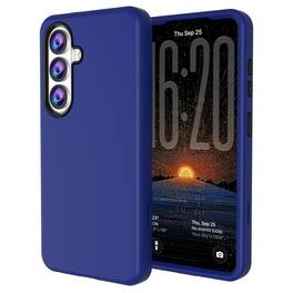 Dteck - Rugged Case for Samsung Galaxy S26, Slim & Tough Pocket-Friendly Shockproof Protective Phone Cover - Blue