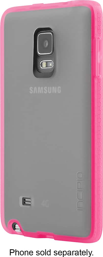 Front. Incipio - Octane Case for Samsung Galaxy Note Edge Cell Phones - Frost/Neon Pink.