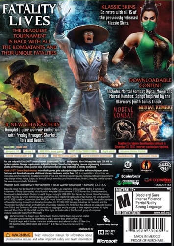 Warner Bros Mortal Kombat KOMPLETE Edition (Xbox 360)