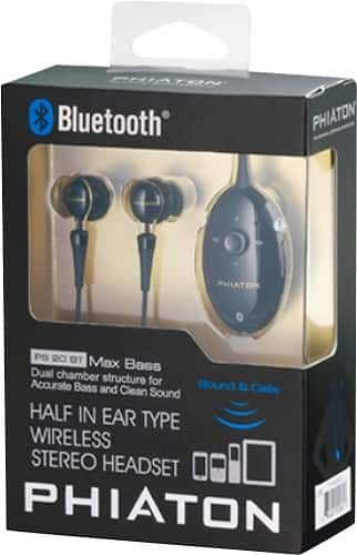 Customer Reviews: Phiaton Bluetooth Half-in-Ear Headphones PS 20 BT ...