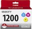 Front. Canon - PGI-1200 3-Pack Standard Capacity Ink Cartridges - Cyan/Magenta/Yellow.