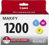 Canon - PGI-1200 3-Pack Standard Capacity Ink Cartridges - Cyan/Magenta/Yellow