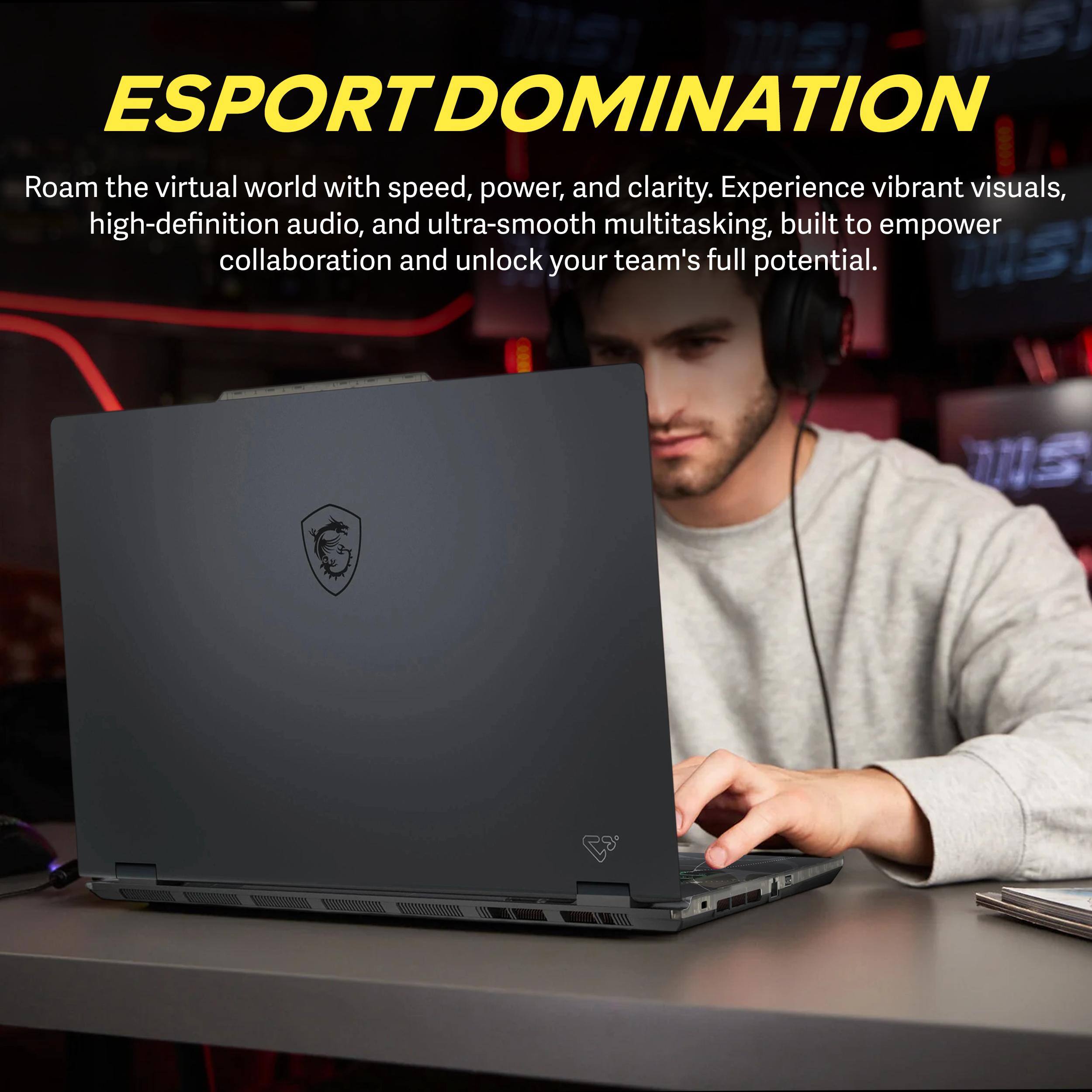 TNS ESPORT DOMINATION

Roam the virtual world with speed, power, and clarity. Experience vibrant visuals, high-definition audio, and ultra-smooth multitasking, built to empower collaboration and unlock your team's full potential.