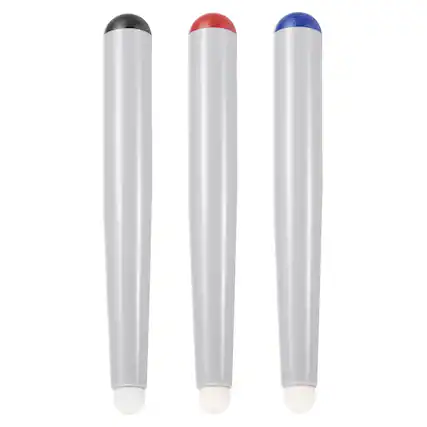 Front. Unique Bargains - 3pcs Touch Infrared Screen Pen Whiteboard Optical Stylus Pens for Education Electronic Whiteboard Presentations - Multicolor.