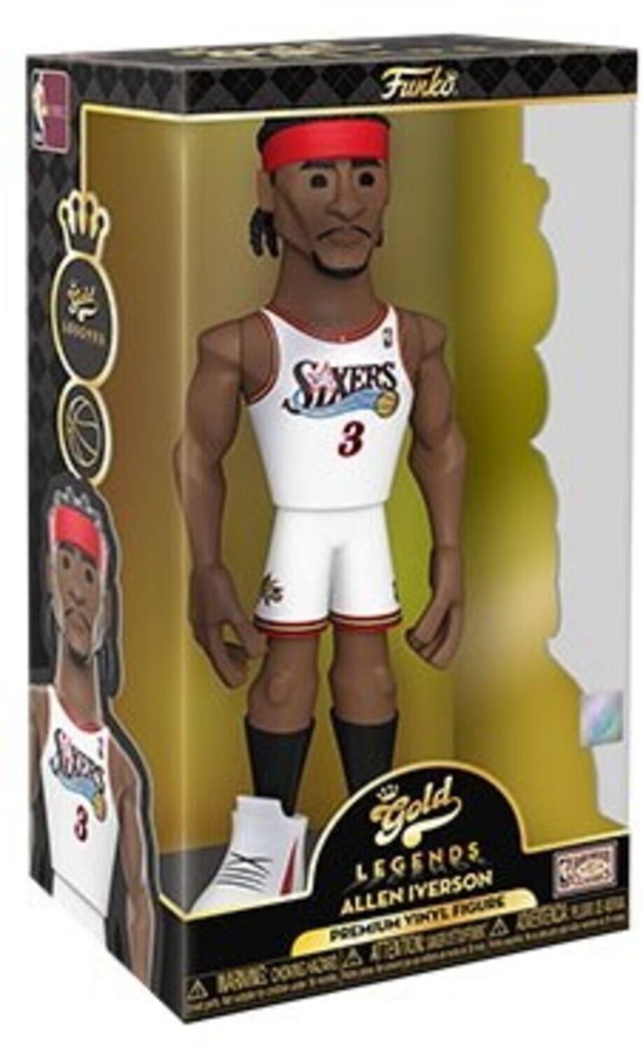 Funko 2 SAXERS 3 Gold LEGENDS IVERSON ALLEN VINYL FIGURE