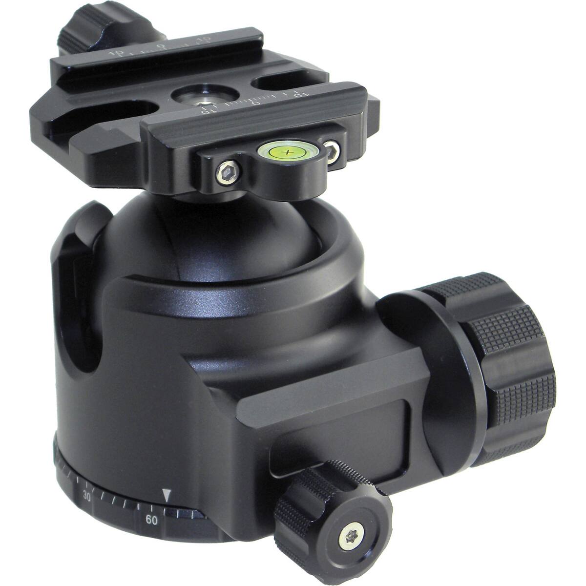 Front. SunwayFoto - SunwayFoto XB-52 XB Series Superior Low-Profile Ball Head with DDC-60X Standard Screw-Knob Clamp.