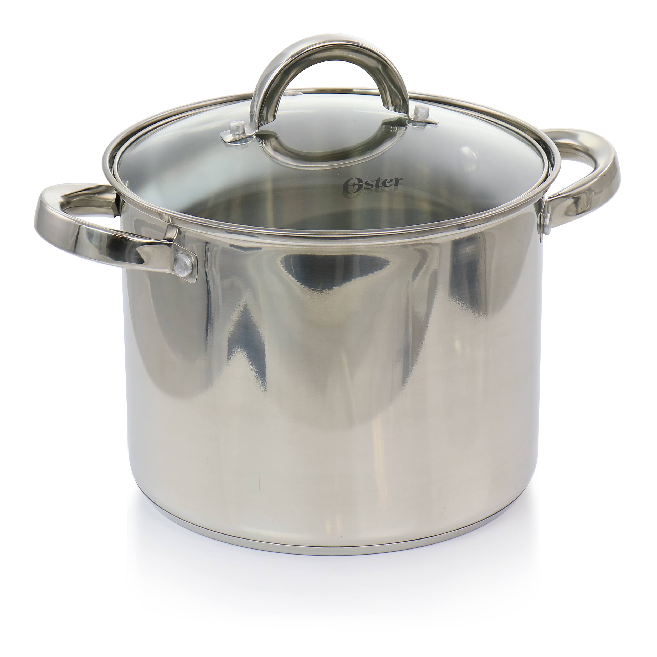 Alt View 1. Oster - Oster Sangerfield 5 Quart Stainless Steel Pasta Pot with Steamer Insert and Basket - Silver.