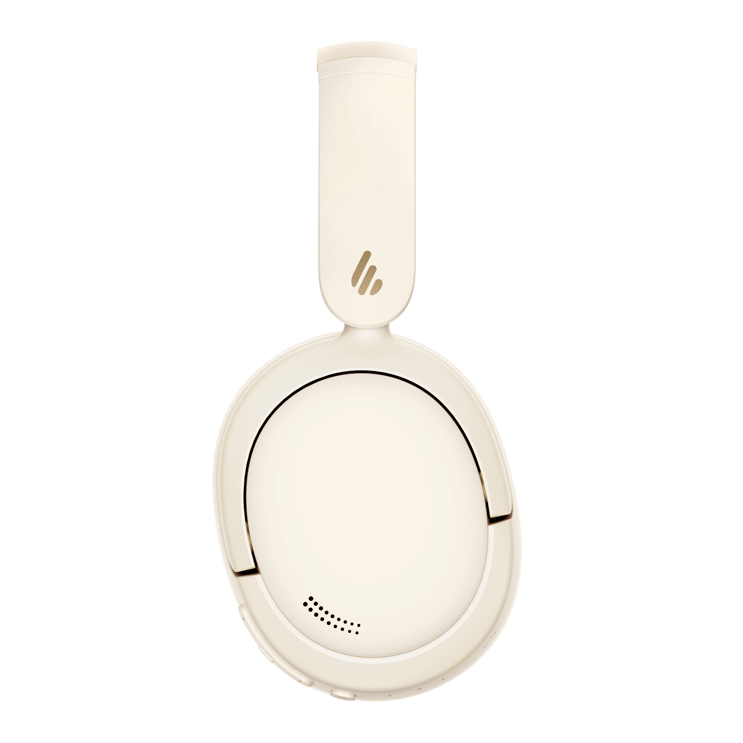 Left. Edifier - W800BT Pro Wireless Noise Cancellation Over-Ear Headphones - Ivory.