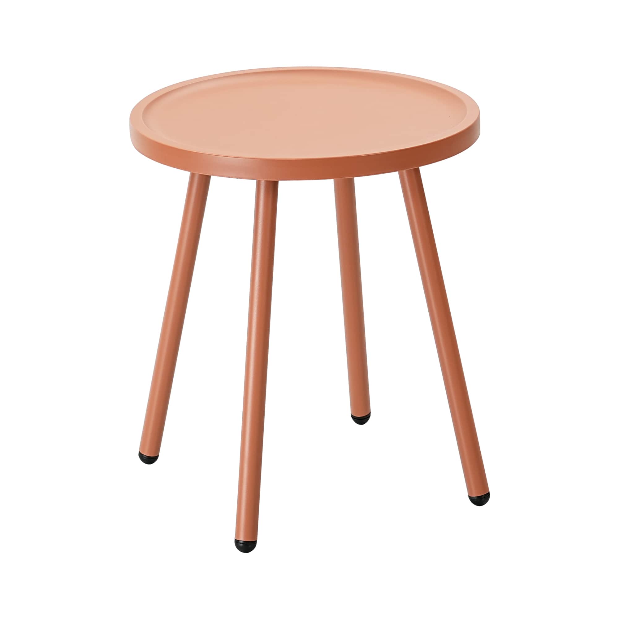 Werph - End Table Living Room Side Table - Orange