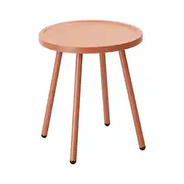Werph - End Table Living Room Side Table - Orange