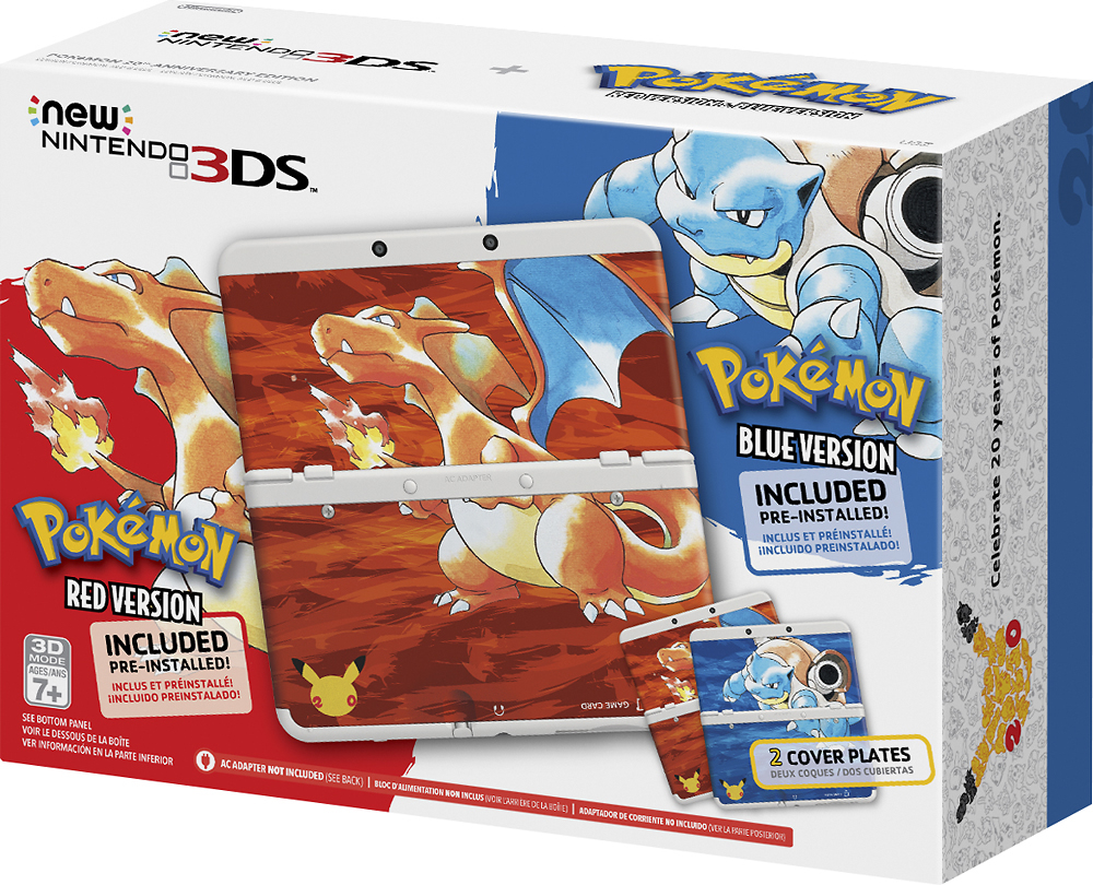 Nintendo New 3DS Pokémon 20th Anniversary White KTRSWNDG - Best Buy