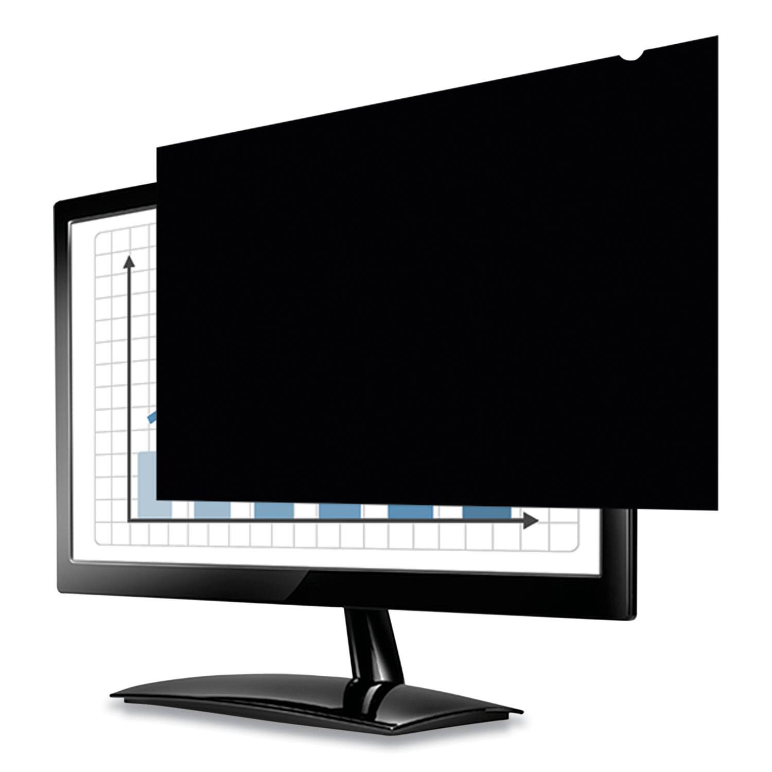 Alt View 1. Fellowes - 4807101 PrivaScreen Blackout Privacy Filter for 23 in. Flat Panel Monitor/Laptop - Black.