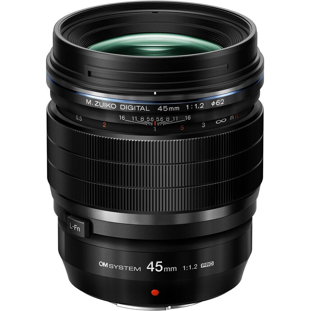 M. ZUIKO DIGITAL 45mm 1:1.2 0.5 16 11 8 5.6 5.6 8 11 16 m mit In 8 2 3 1 5 L-Fn OM SYSTEM 45mm 1:1.2 PRO