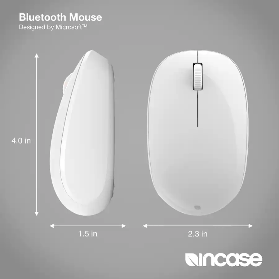 Incase Bluetooth Mouse Designed by Microsoft Wireless Glacier RJN-00061 ...