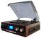 Boytone - 3-Speed Turntable - Brown-Front_Standard