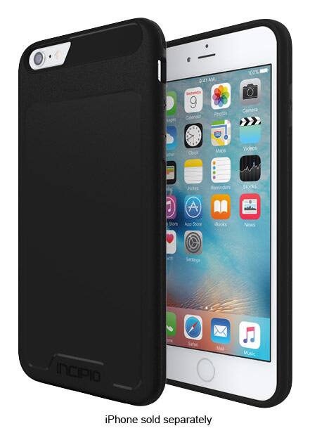 Front. Incipio - [Performance] Series Level 1 Case for Apple® iPhone® 6 Plus and 6s Plus - Black.