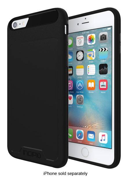 Front. Incipio - [Performance] Series Level 2 Case for Apple® iPhone® 6 Plus and 6s Plus - Black.