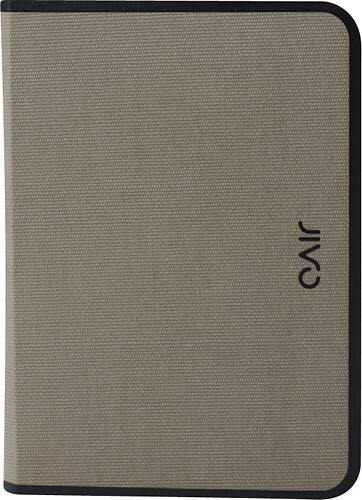 Front Standard. JIVO - Deluxe Cloth Portfolio Case for Kindle, Kindle Touch and Kindle Touch 3G - Khaki.