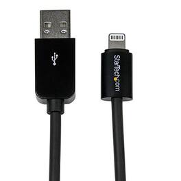 StarTech.com - StarTech 2m (6.56') Long Apple 8-pin Lightning Connector to USB Cable,Black