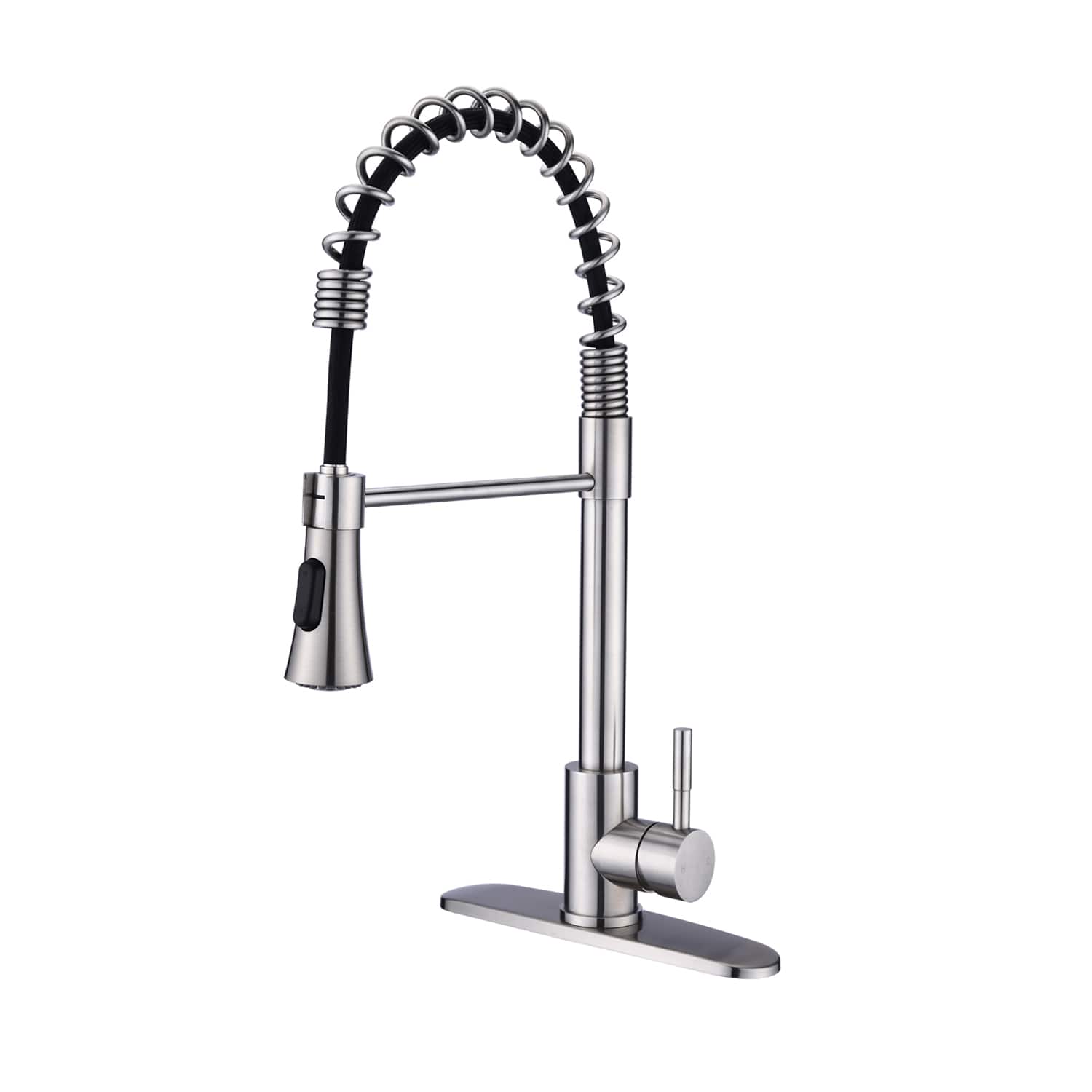 Commercial Kitchen Sink Faucet with Deck Plate