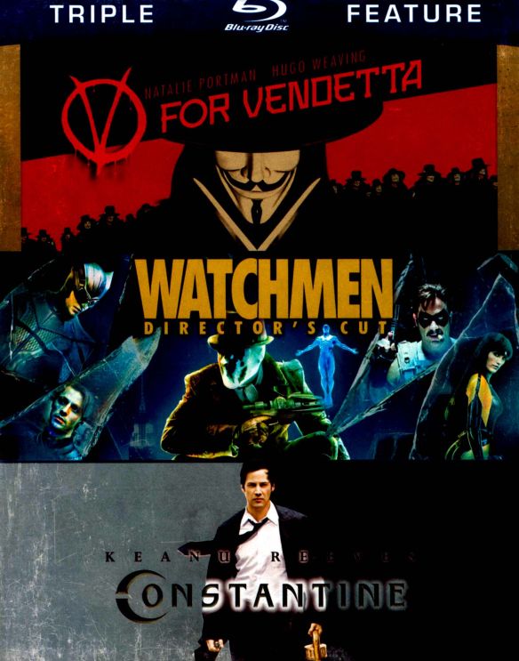  V for Vendetta/Watchmen/Constantine [3 Discs] [Blu-ray]