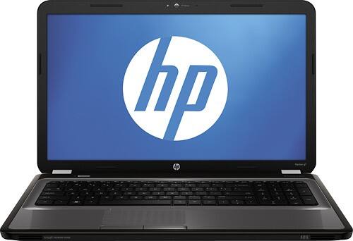 Front Standard. HP - 17.3" Refurbished Pavilion Laptop - 4GB Memory - 500GB Hard Drive - Charcoal Gray.