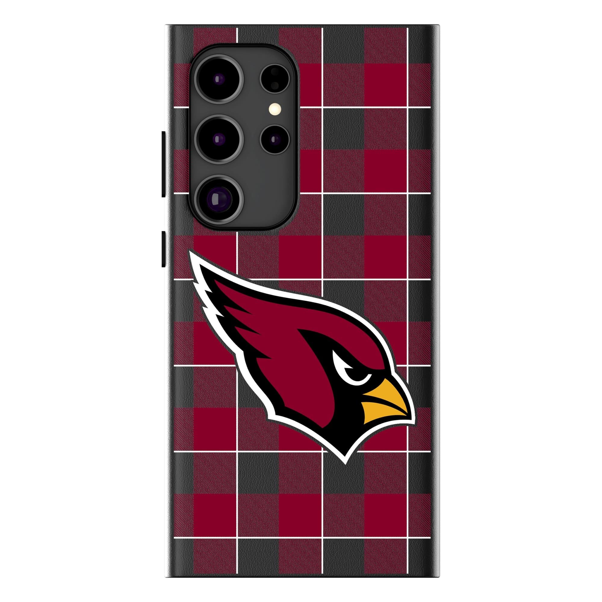 Keyscaper - NFL - Arizona Cardinals Plaid Galaxy Magnetic Bump Case - S25 Ultra - Black price history on PriceWatchPro