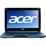 Front Standard. Acer - Aspire One 10.1" Netbook - 1GB Memory - 320GB Hard Drive - Aquamarine.