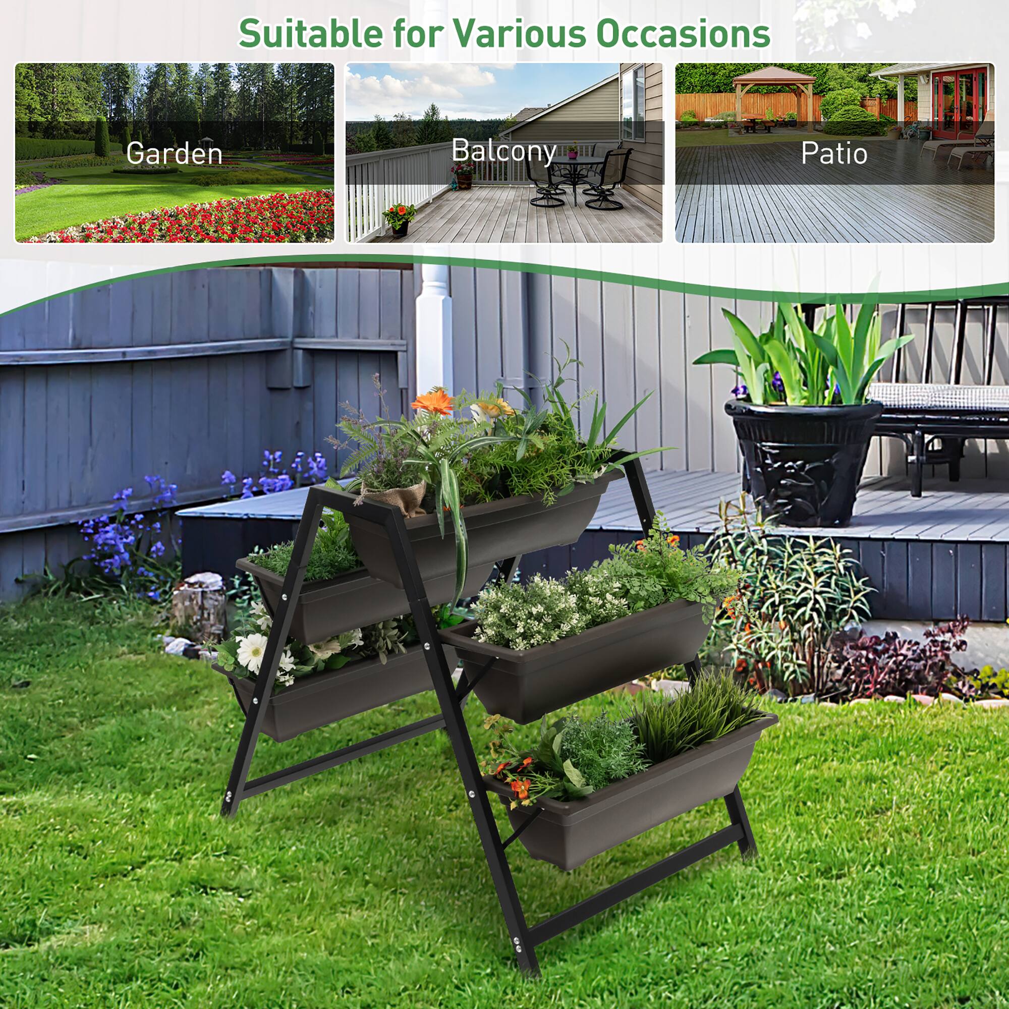 Suitable for Various Occasions: Garden, Balcony, Patio