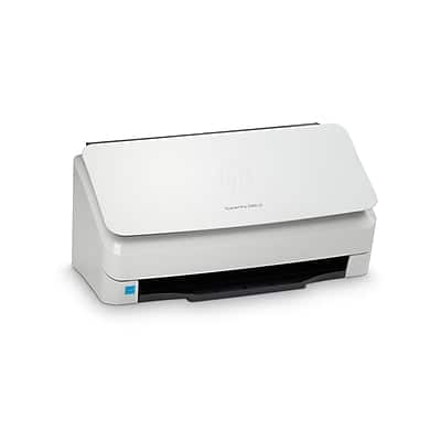 Front. HP - Scanjet Pro 2000 s2 Duplex Desktop Document Scanner - White.