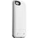 Angle. mophie - space pack External Battery Case for Apple® iPhone® SE, 5s and 5 - Gloss White.