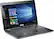 Angle. ASUS - 2-in-1 15.6" Touch-Screen Laptop - Intel Core i7 - 12GB Memory - 2TB Hard Drive - Black.