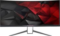 Front Zoom. Acer - X34 34" IPS LED Curved UW-QHD 21:9 Ultrawide Monitor - Black.