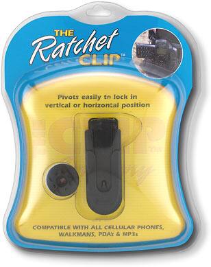 Front Standard. The Clip Company - Universal Ratchet Swivel Clip - Black.