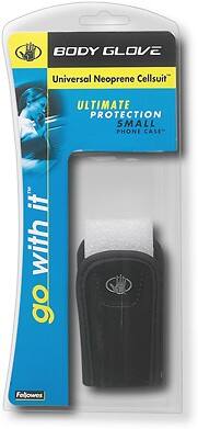 Front Standard. Body Glove - Universal Case for Small Cell Phones - Black.