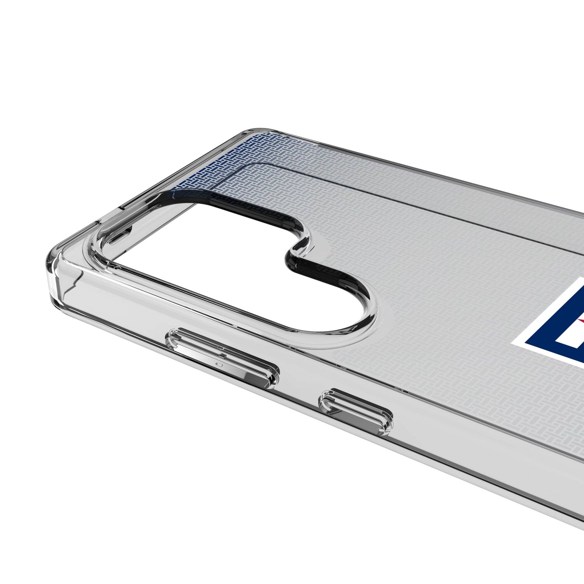 Alt View 2. Keyscaper - Arizona Wildcats Linen Logo Galaxy Clear Case - S25 Plus - Multicolor.
