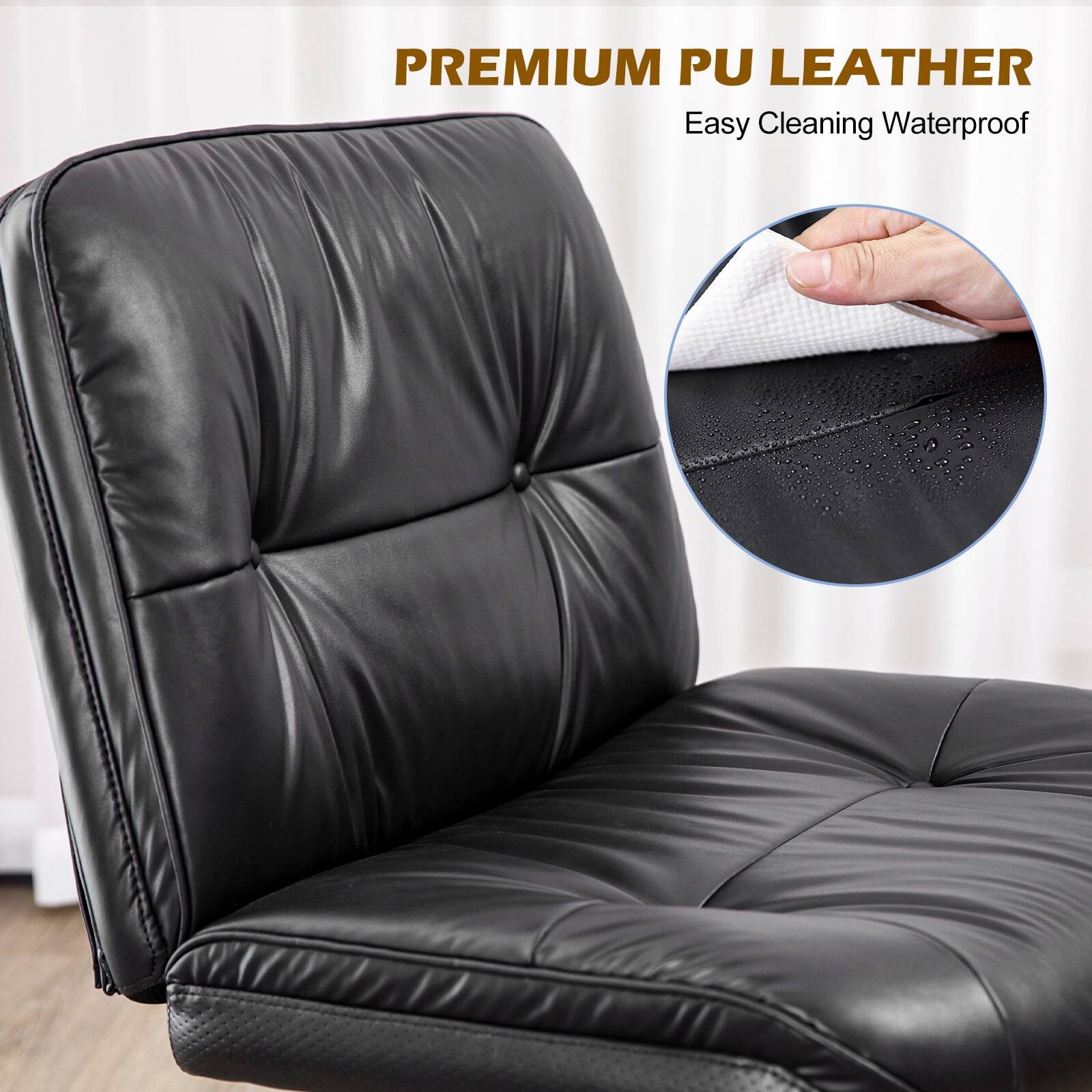 PREMIUM PU LEATHER  
Easy Cleaning Waterproof