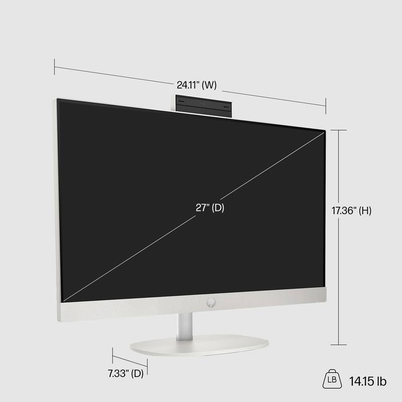 24.11" (W)  
27" (D)  
17.36" (H)  
7.33" (D)  
14.15 lb
